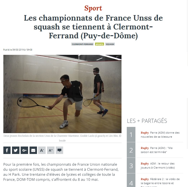 Championnat de France UNSS 2019 CR Photo 4